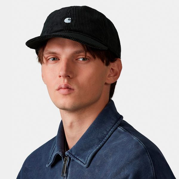 Кепка Carhartt WIP HARLEM CAP black / white I037067.0D2XX фото
