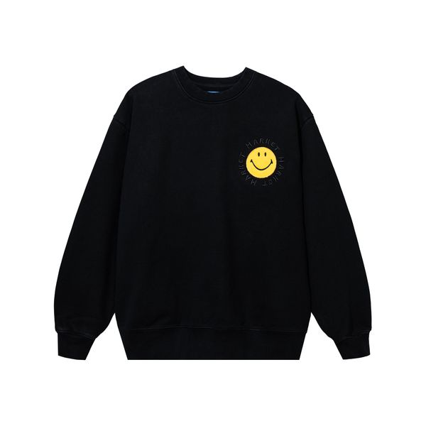 Світшот Market SMILEY VINTAGE WASH CREWNECK washed black 396000975-0034 фото