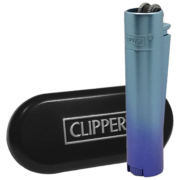 Запальничка Clipper Metal Gradient Blue w/ Purple 2000000513683 фото