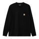 Лонгслів Carhartt WIP L/S POCKET T-SHIRT black I030437.89XX фото 1
