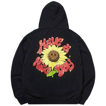 Худі Market SMILEY SUNFLOWER HOODIE jet black 26Q2-HD0650-02343 фото