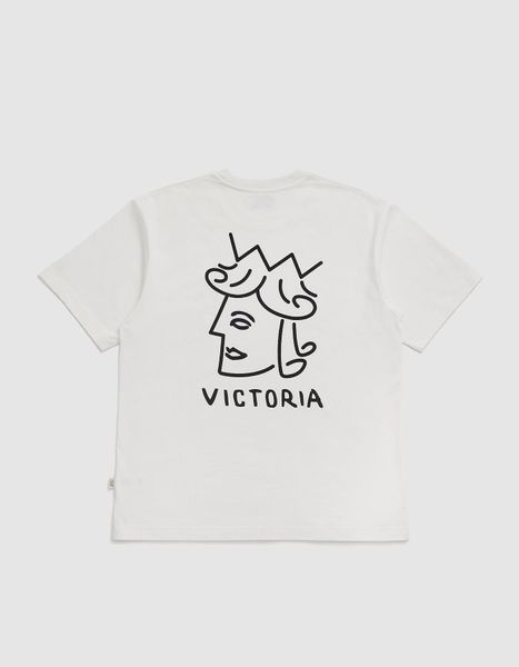 Футболка Victoria Hk CLASSIC QUEENHEAD LOGO TEE white 221-101-WHITE фото