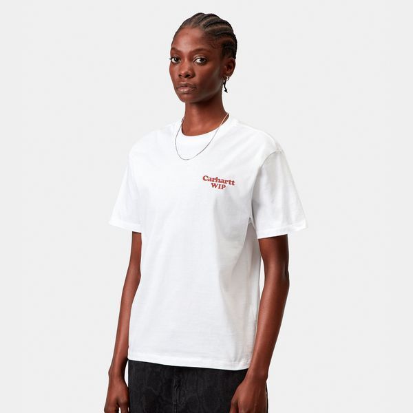 Футболка жіноча Carhartt WIP W S/S SPOILED T-SHIRT white I036389.02XX фото