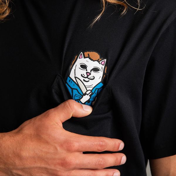 Футболка Ripndip KILLER NERM POCKET black RNDFAL24167 фото