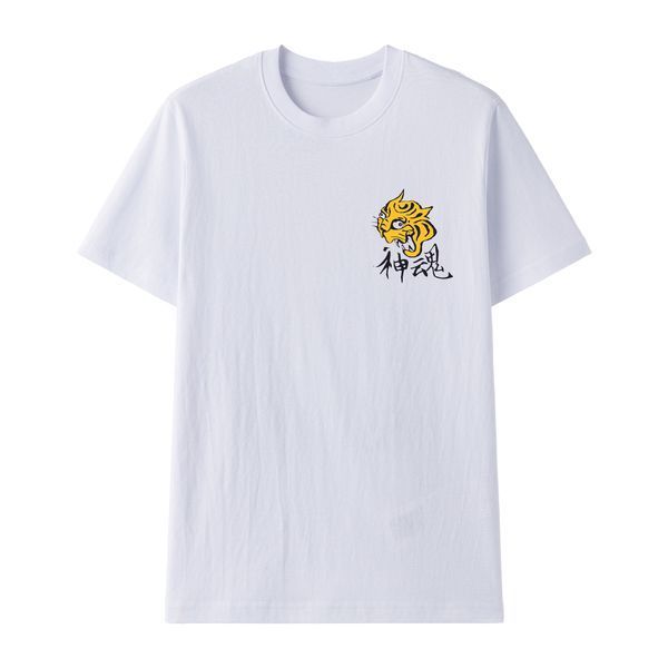 Футболка SSSTUFFF UV TIGER TEE white SS25-TEE14 фото