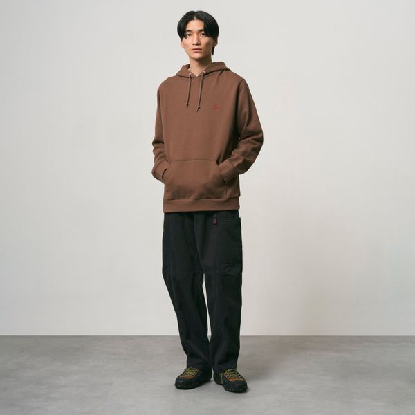 Худі Gramicci ONE POINT HOODED SWEATSHIRT brown G309-FT-BRWN фото