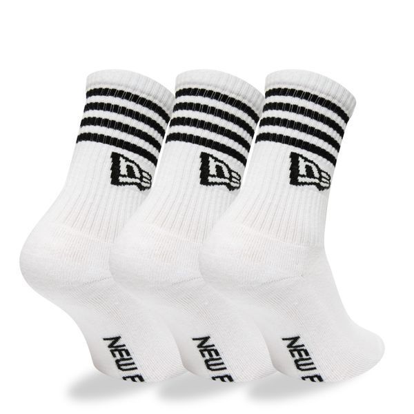 Набір шкарпеток New Era STRIPE CREW SOCK NE WHI white 13113626-NE фото