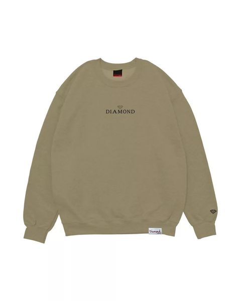 Світшот Diamond CLASSIC CREWNECK PIGMENT SANDSTONE C23DMPE006-SAND фото