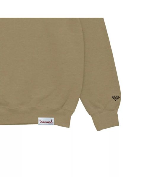 Світшот Diamond CLASSIC CREWNECK PIGMENT SANDSTONE C23DMPE006-SAND фото