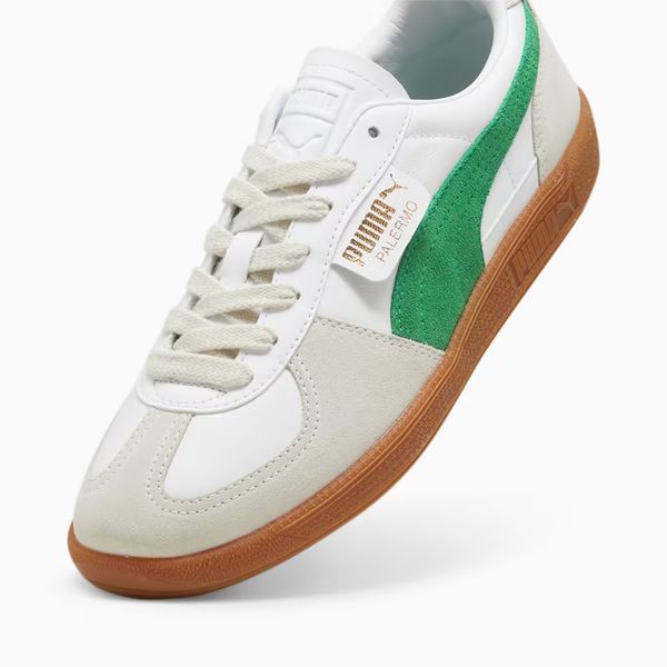 Кросівки Puma PALERMO LTH White-Vapor Gray-Archive Green 39646407PM фото