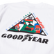 Футболка HUF X GOODYEAR GRAND PRIX TRIPLE TRIANGLE T-S white TS02117-white фото 4