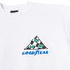 Футболка HUF X GOODYEAR GRAND PRIX TRIPLE TRIANGLE T-S white TS02117-white фото 3