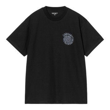 Футболка Carhartt WIP S/S SPIRALS T-SHIRT black I036264.89XX фото