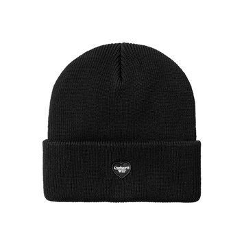 Шапка Carhartt WIP SMALL HEART BEANIE black I037107.89XX фото