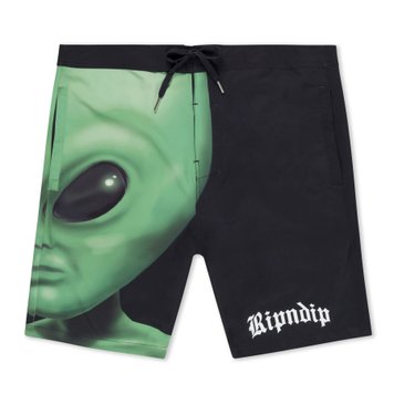 Шорти RipNDip WE COME IN PEACE SWIM SHORTS Black RNDSUM24124 фото