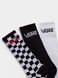 Шкарпетки (комплект) Vans BASIC CREW SOCKS Black/White VN000F0XY28 фото 2