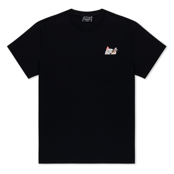 Футболка Ripndip LORD NERMAL COLLAGE POCKET TEE Black RNDSUM26141 фото