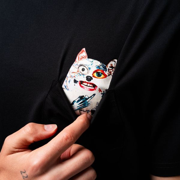 Футболка Ripndip LORD NERMAL COLLAGE POCKET TEE Black RNDSUM26141 фото