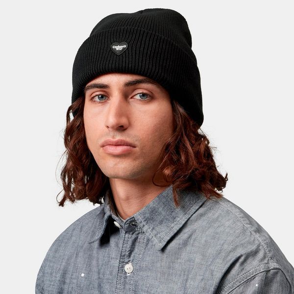 Шапка Carhartt WIP SMALL HEART BEANIE black I037107.89XX фото