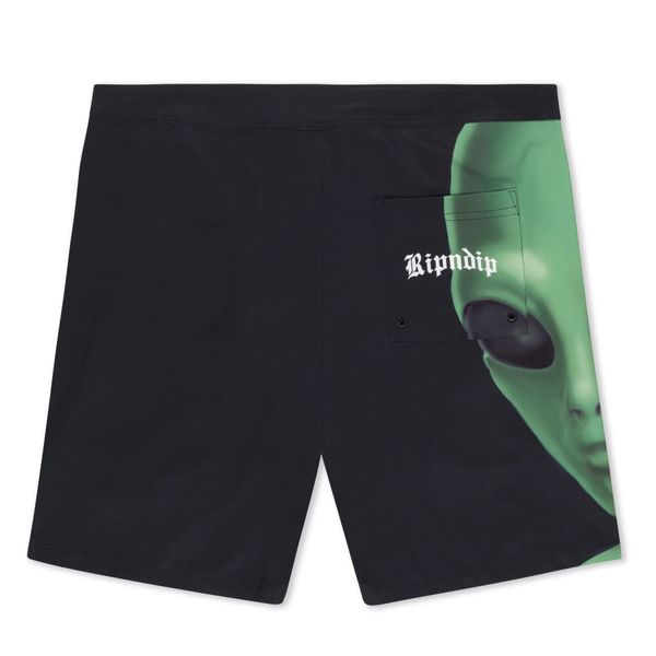 Шорти RipNDip WE COME IN PEACE SWIM SHORTS Black RNDSUM24124 фото