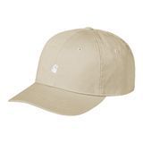 Кепка Carhartt WIP MADISON LOGO CAP Stone / White I036730.3M7XX фото