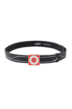 Ремінь SSSTUFFF MUSIC PLAYER LEATHER BELT black SS26-BEL01 фото