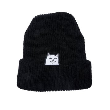 Шапка Ripndip LORD NERMAL RIBBED BEANIE black RND1890 фото