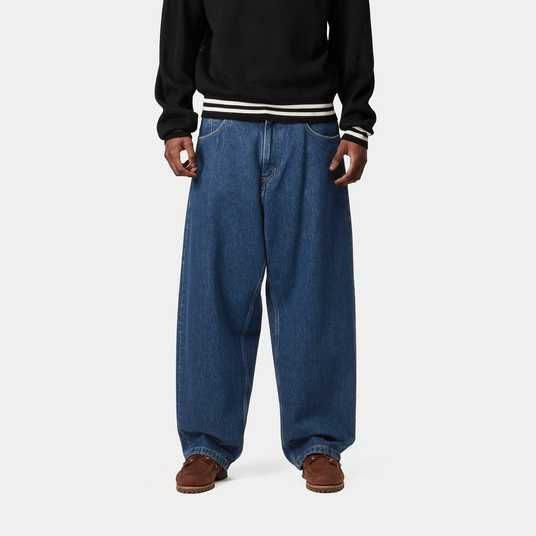 Придбати Штани Carhartt WIP BRANDON PANT blue stone washed