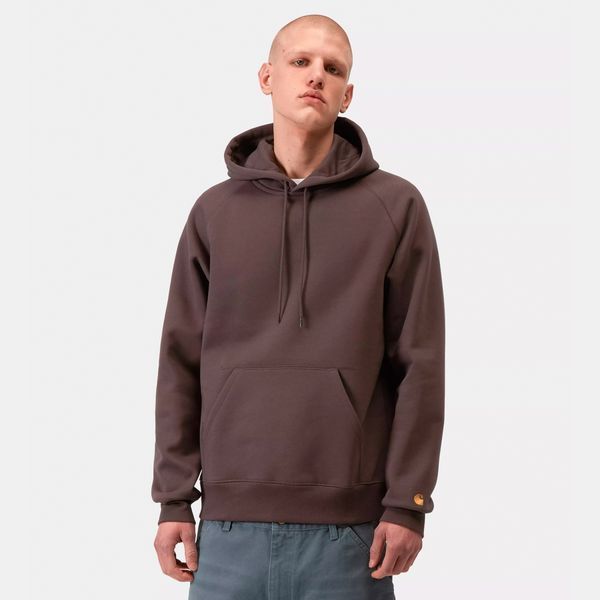 Худі Carhartt WIP HOODED CHASE SWEAT Shale / Gold I033661.3LNXX фото