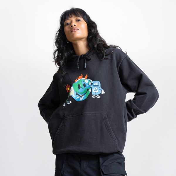 Худі Market SMILEY STUDIOS HOODIE washed black 397000619-0034 фото