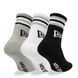 Набір шкарпеток New Era RETRO STRIPE CREW SOCK NE BLKW black 13113629-NE фото 2
