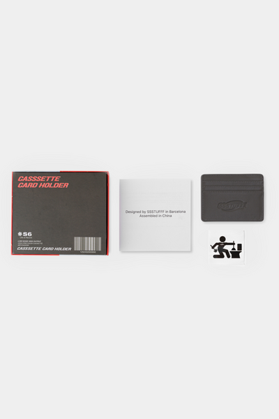 Портмоне SSSTUFFF CASSETTE CARDHOLDER black SS26-CHD01 фото