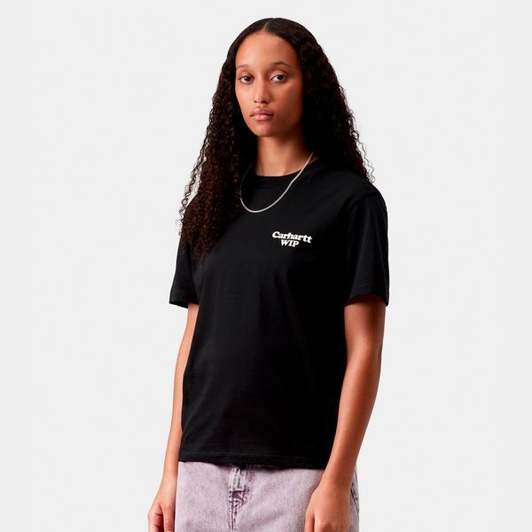 Футболка жіноча Carhartt WIP W S/S SPOILED T-SHIRT black I036389.89XX фото