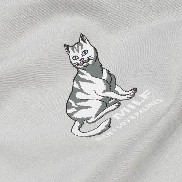 Футболка Ripndip MAN I LOVE FELINES TEE Grey RNDFAL24171S фото