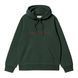 Худі Carhartt WIP HOODED CARHARTT SWEAT dark scarab / palisander I030547.3YZXX фото 1