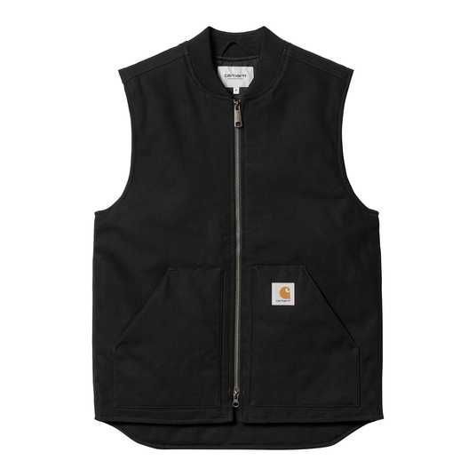 アメリカ製　Carhartt ブラック ベスト　フェード Придбати Жилет Carhartt WIP CLASSIC VEST black rigid (I035695.8901