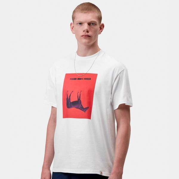 Футболка Carhartt WIP S/S SEAN HAMILTON 02 T-SHIRT white I036269.02XX фото