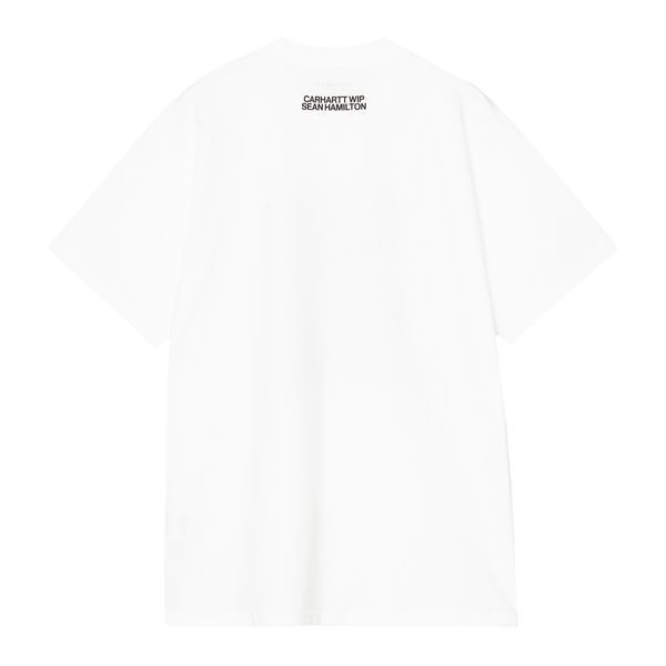 Футболка Carhartt WIP S/S SEAN HAMILTON 02 T-SHIRT white I036269.02XX фото