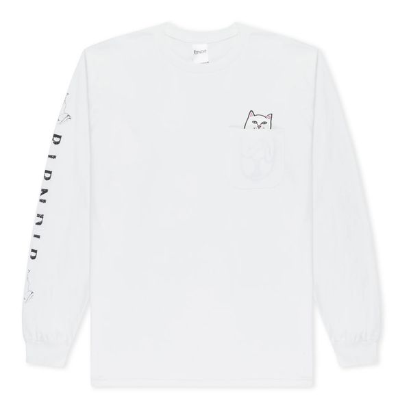 Лонгслів RipNDip LOS RIPNDIP POCKET L/S White RND0427 фото