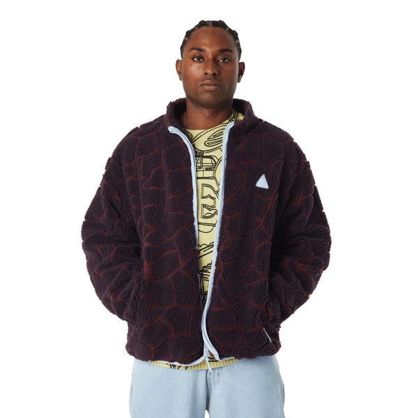 Куртка HUF QUAKE HIGH PILE FLEECE multi jk00454-multi-004 фото