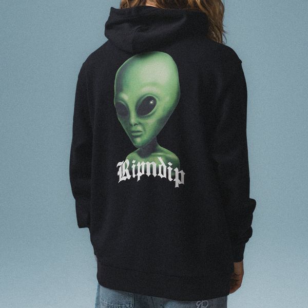 Худі RipNDip WE COME IN PEACE HOODIE Black RNDSUM24128 фото