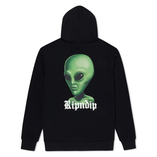 Худі RipNDip WE COME IN PEACE HOODIE Black RNDSUM24128 фото