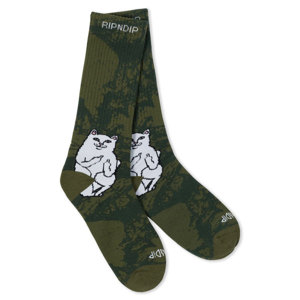 Шкарпетки Ripndip LORD NERMAL SOCKS forest camo RNDFALL26175 фото
