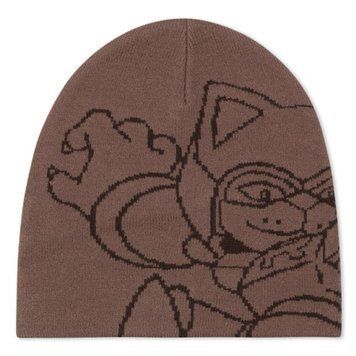 Шапка Ripndip ROKKUNERM SKULL BEANIE brown RNDFALL26170 фото