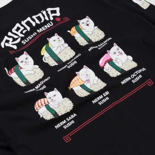 Придбати Лонгслів Ripndip SUSHI NERM LONG SLEEVE black