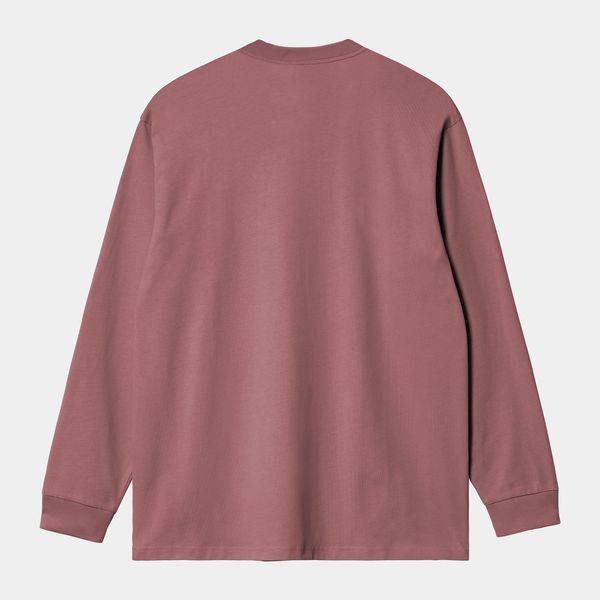 Лонгслів Carhartt WIP L/S CHASE T-SHIRT dusky pink/gold I026392.2Q7XX фото