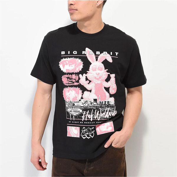 Футболка HUF x Freddie Gibbs NIGHT ALIVE WASHED T-SHIRT washed black TS02162-wablk фото