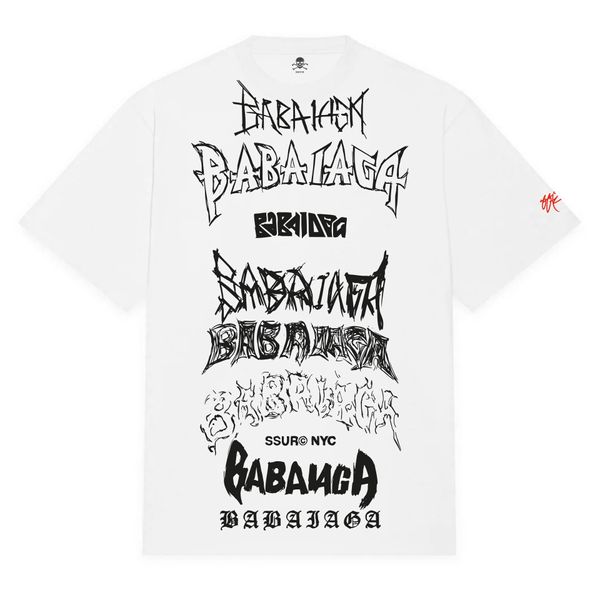 Футболка SSUR BABAIAGA PRINTS White SS07T07 фото