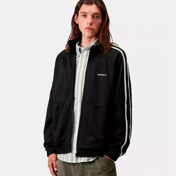 Куртка Carhartt WIP BOLAR SWEAT JACKET Black / Wax I036223.K02XX фото