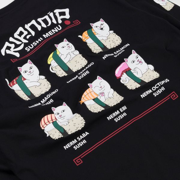 Лонгслів Ripndip SUSHI NERM LONG SLEEVE black RNDFAL24144 фото